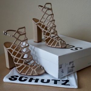 Schutz Heels Jaden Oyster
